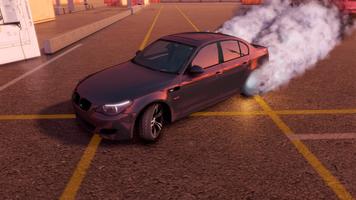 M5 e60 City Car BMW Drift Simulator ポスター