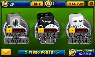 Video Poker™-Poker Casino Game capture d'écran 1