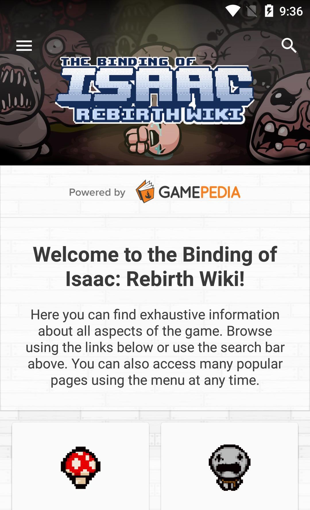 Binding of Isaac: Rebirth Wiki APK for Android Download