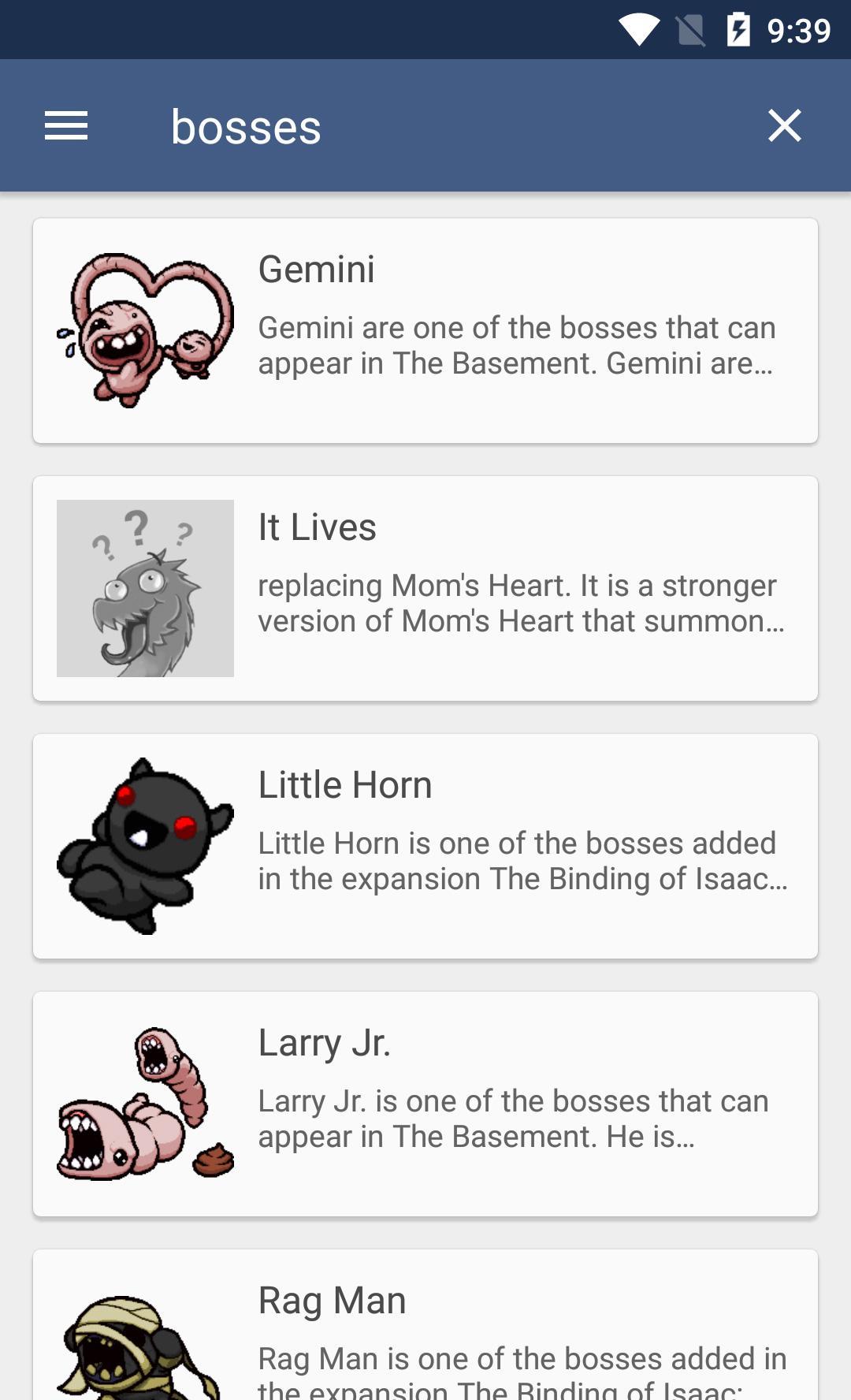 Binding of Isaac: Rebirth Wiki APK for Android Download