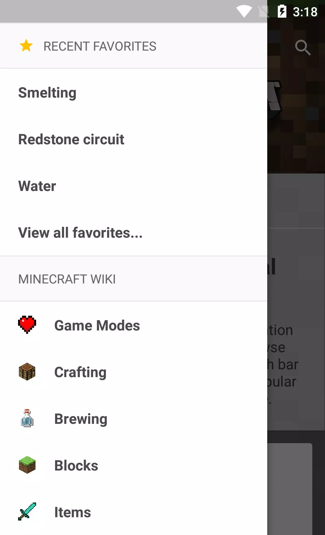 Update Game Block, Minecraft Wiki