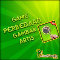 Game Perbedaan Gambar Artis-poster