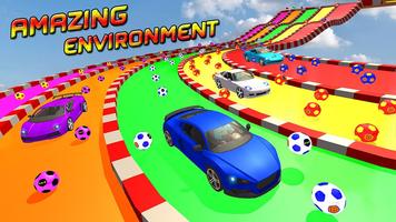 Superheroes Water Slide Colors Car Racing Cartaz