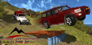 Offroad-Jeep Berg klettern 3d