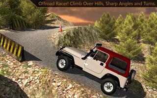 escalada jipe ​​offroad Cartaz