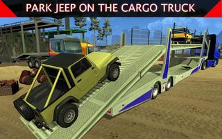 Offroad Jeep: Airplane Cargo syot layar 2