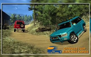 Offroad Jeep: Airplane Cargo syot layar 3