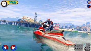 Superhero Extreme Jetski Racing and Water Race capture d'écran 3