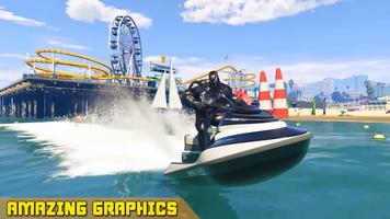 Superhero Extreme Jetski Racing and Water Race capture d'écran 2