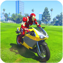 Superheroes Tricky Motorbike Stunt APK