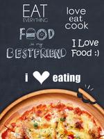 Food Quotes wallpaper HD ภาพหน้าจอ 3