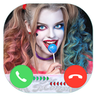 Fake Call From Hot Harley quin icône