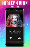 Fake Call From Hot Harley quin capture d'écran 2