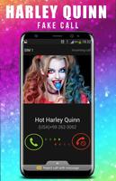 Fake Call From Hot Harley quin capture d'écran 3