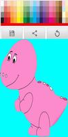 Dino Coloring スクリーンショット 1