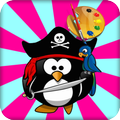 Pirate Coloring Paint