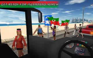 Imran Khan Ehtesab March Bus syot layar 1
