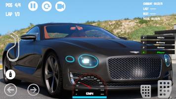 Car Racing Bentley Game Affiche