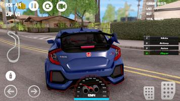 Car Racing Honda Game Affiche