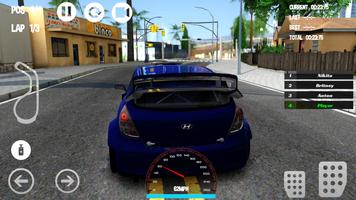 Car Racing Hyundai Game تصوير الشاشة 2