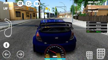 Car Racing Hyundai Game 截圖 2