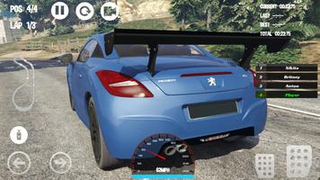 Car Racing Peugeot Game постер