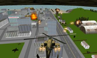 Helicopter Gunship Attack capture d'écran 3