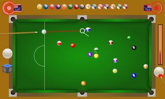 Billar 9 Pelota Piscina Juego captura de pantalla 1