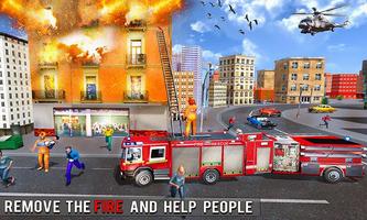 Fire Engine Truck Driving : Em Ekran Görüntüsü 1