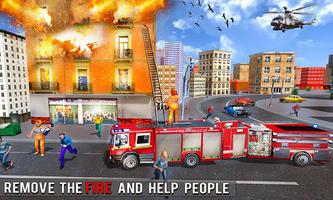 Fire Engine Truck Driving : Em imagem de tela 1