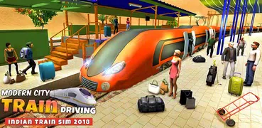 Modern City Train Driving : Indian Train Sim 2018
