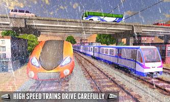 Modern City Train Condução: Indian Train Sim 2018 imagem de tela 3