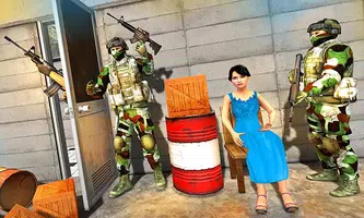 Army Commando Action FPS Mission poster