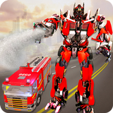 Robot Transformation Fire Truck: Real Robot Wars simgesi
