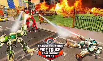 Robot Transformation Fire Truck: Real Robot Wars Screenshot 2