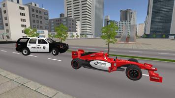 City Racing Formula Car Chase capture d'écran 3