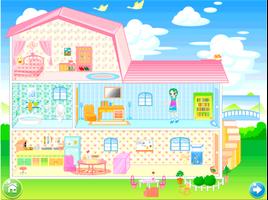 Doll House Decorating game Ekran Görüntüsü 3