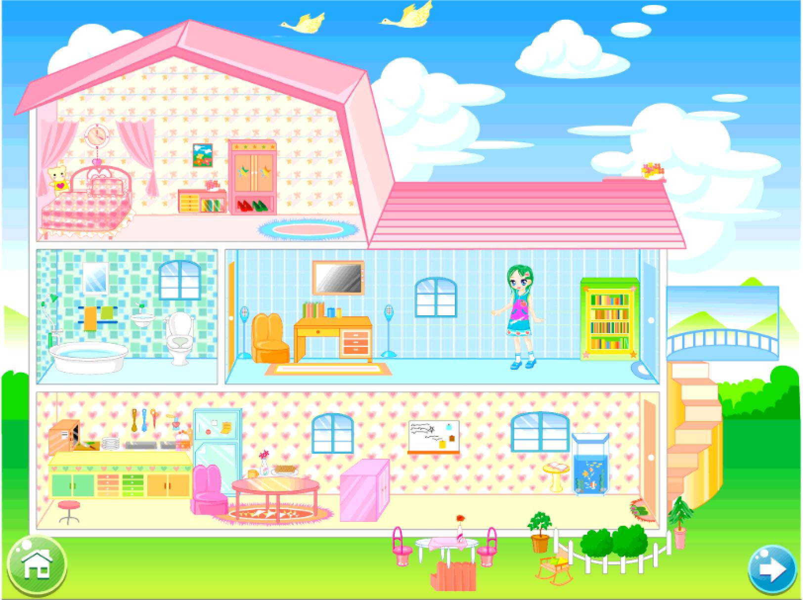 Dollhouse Bedroom Decor Games