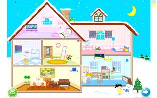 Doll House Decoration Games imagem de tela 2