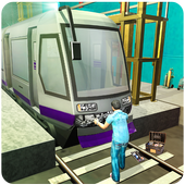 Train Mechanic Workshop Simulator Game icon