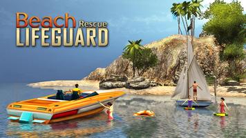 Beach Lifeguard Rescue Affiche