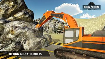 Heavy Excavator Stone Cutting screenshot 1