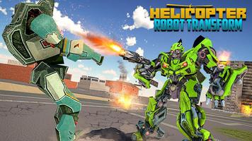 Helicopter Robot Game - Robot Transformation 2018 ảnh chụp màn hình 1