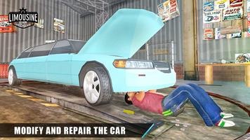 Limo Car Mechanic Simulator 3D ảnh chụp màn hình 1