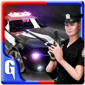 Sim voiture police-Cop Drift icon