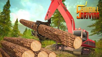 Sawmill Simulator - Forest Truck Driving Game poster