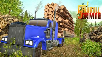 Sawmill Simulator - Forest Truck Driving Game ảnh chụp màn hình 2