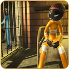 Stickman Prison Escape Story 3D icône