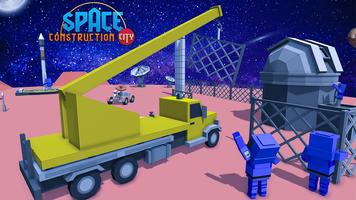 Space Construction city: Jeux d'artisanat capture d'écran 3