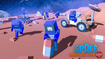 Space Construction city: Jeux d'artisanat capture d'écran 2
